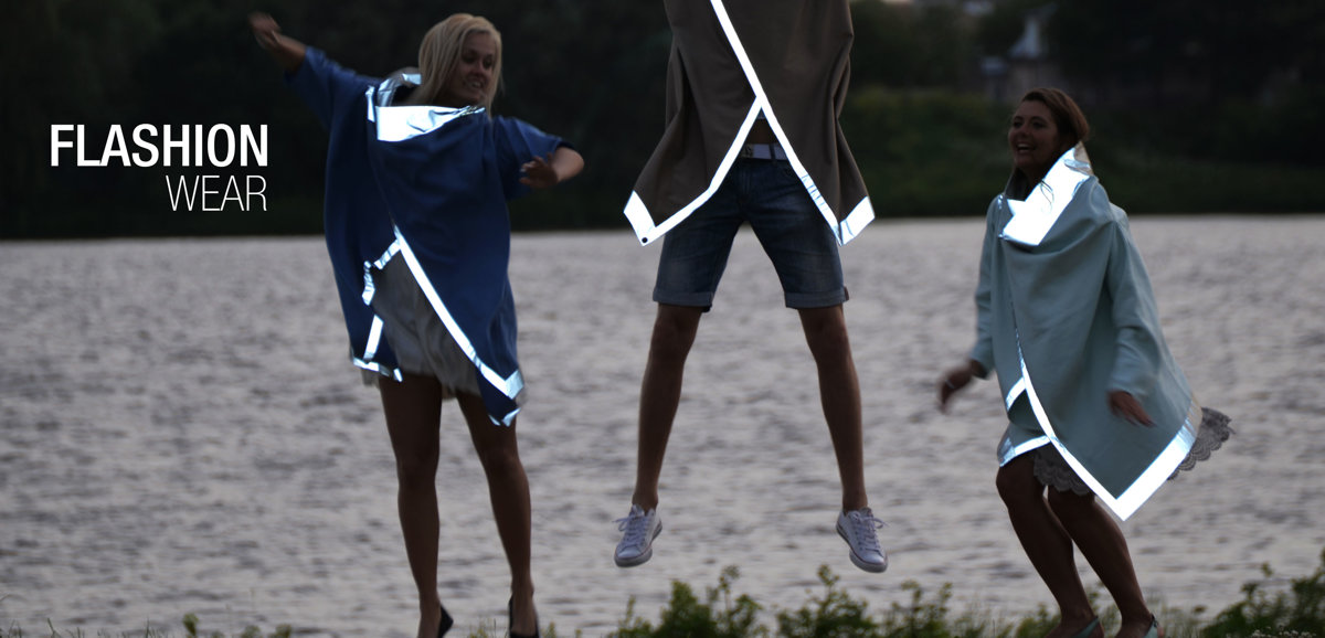 FLASHION WEAR -  stylish reflective jackets for adult, teenagers and kids